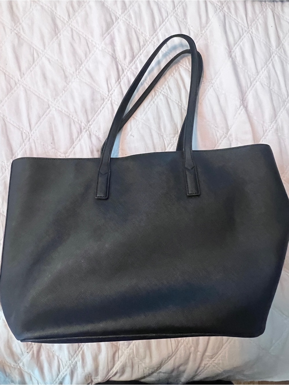 Marc Jacobs New York Black Graphic Tote Bag Large Shoulder Bag - Picture 2 of 5